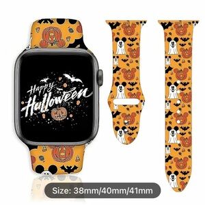 iWatch band Mickey Mouse ghosts and pumpkins